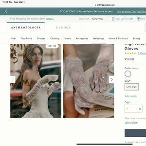 High Heel Jungle Chantilly Lace Gloves